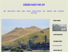 Tablet Screenshot of gordonbakerartstudio.com